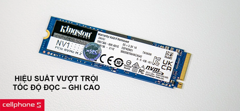 Ổ cứng SSD Kingston NV1 M.2 PCIe GEN3 x4 NVMe 500GB SNVS/500G