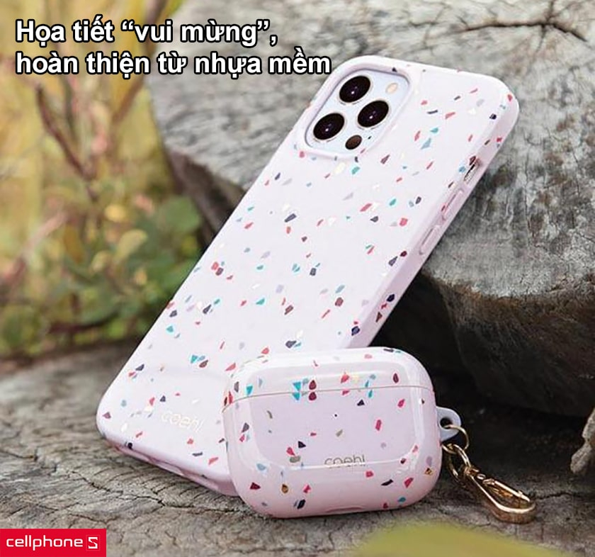 Ốp Airpods Pro UniQ Coehl Terrazzo