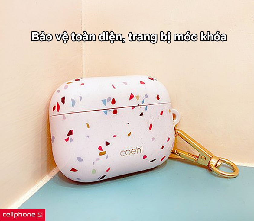 Ốp Airpods Pro UniQ Coehl Terrazzo