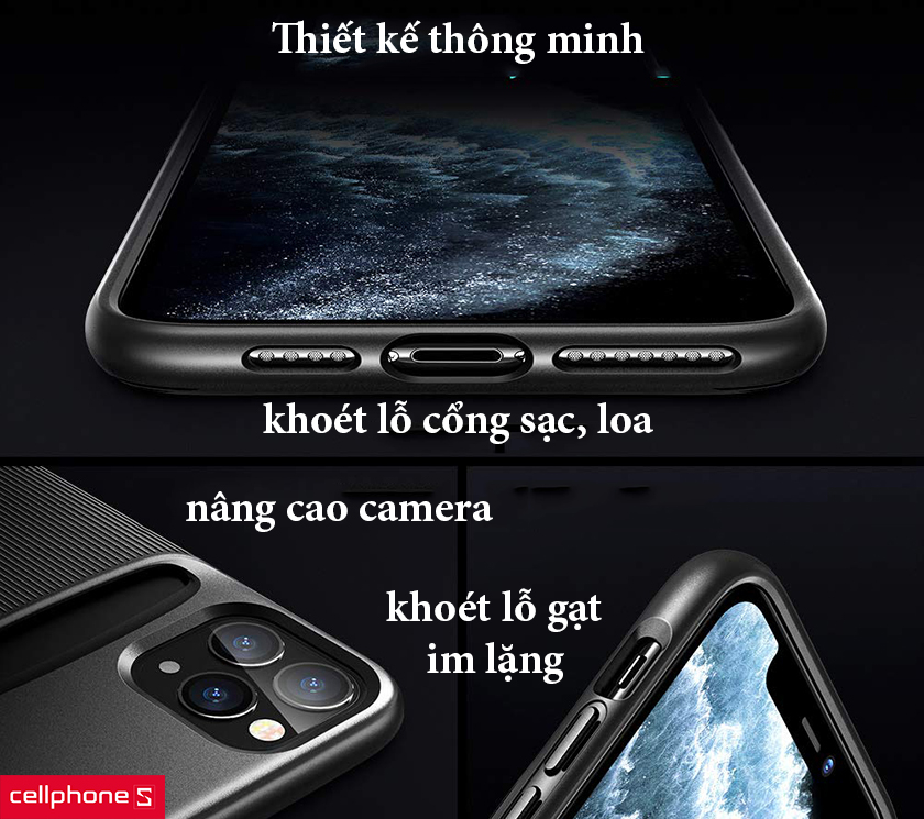 Thiết kế thông minh, bảo vệ Hybrid với các góc Air-Guard