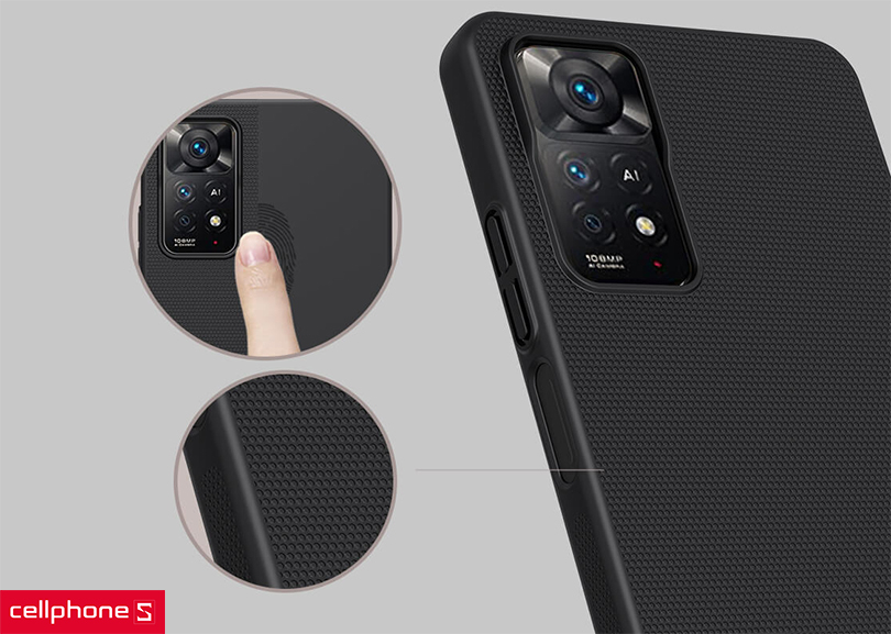 Ốp lưng Xiaomi Redmi Note 11 Pro Nillkin Frosted Shield – Thiết kế trang nhã, bảo vệ hiệu quả