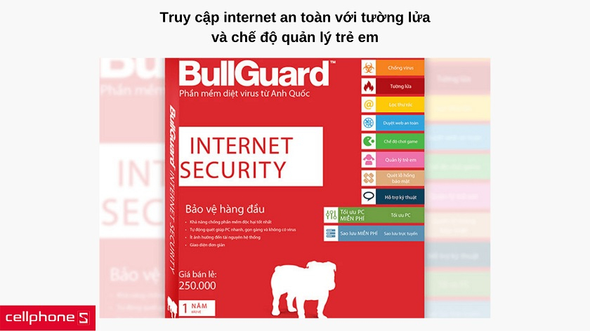 phần mềm diệt virus BullGuard Internet Security