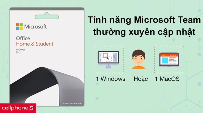 Đa dạng tính năng: Microsoft Team, thường xuyên cập nhật, phong phú ngôn ngữ