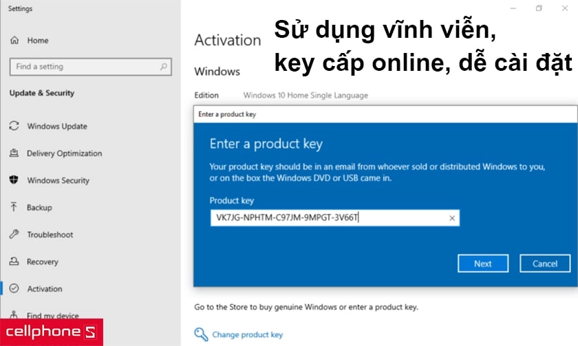Phần mềm Win 10 Home