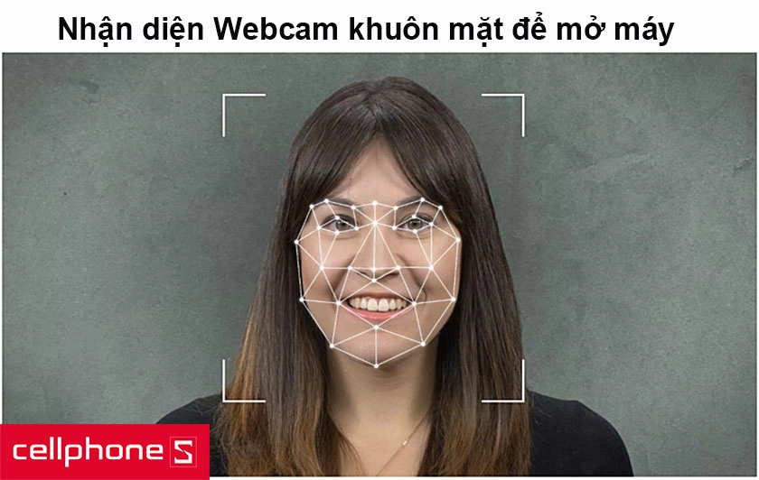 Nhận diện Webcam khuôn mặt để mở máy