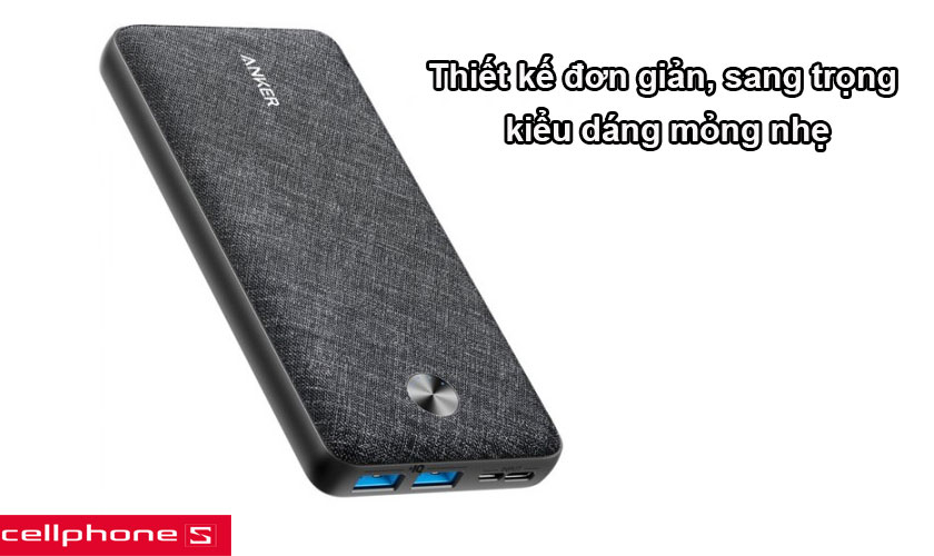 Thiết kế đơn giản, sang trọng, kiểu dáng mỏng nhẹ