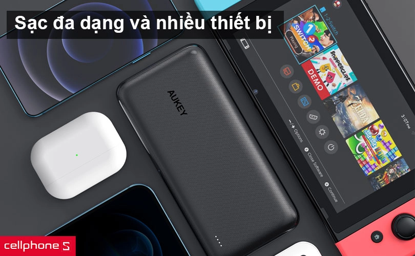 Sạc đa dạng với khả năng tương thích nhiều thiết bị