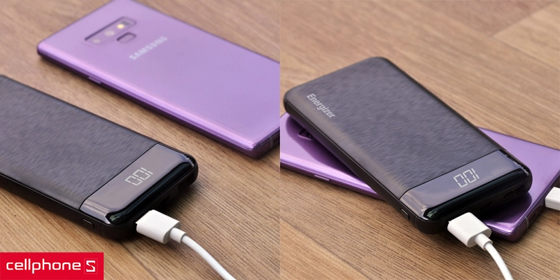 Đánh giá thiết kế pin sạc dự phòng Energizer 10.000mAh UE10058BK