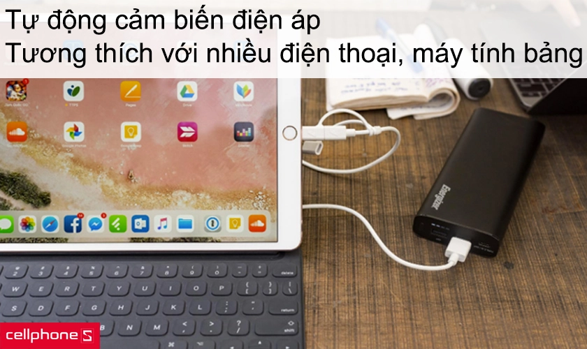Tự động cảm biến điện áp, tương thích với nhiều thiết bị công nghệ