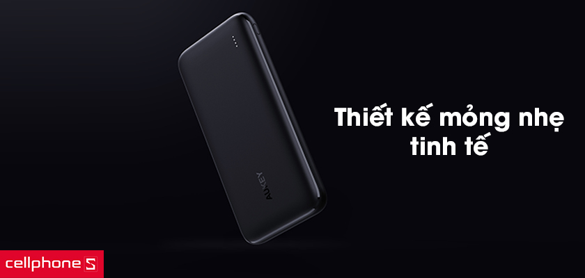 Thiết kế mỏng nhẹ, tinh tế