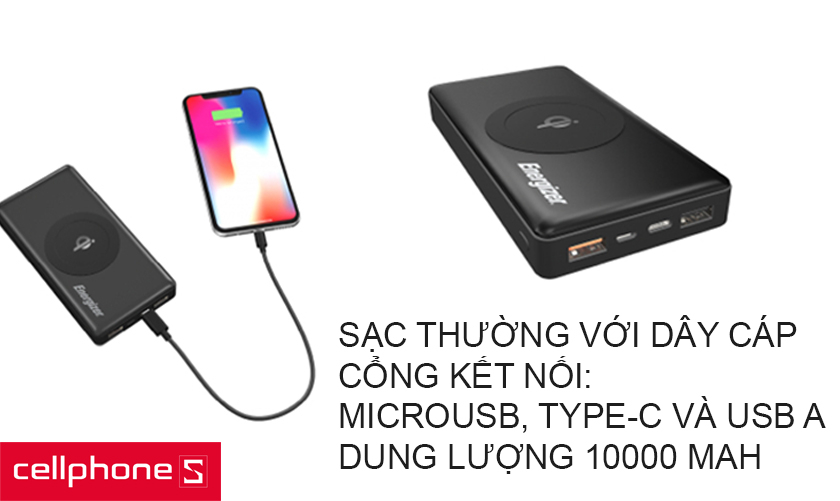 Đa năng với chức năng sạc thường