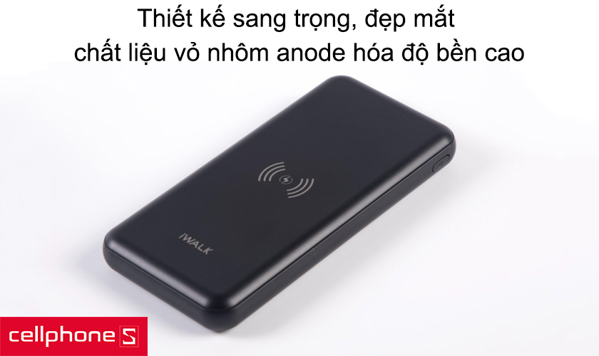 Thiết kế sang trọng, đẹp mắt với chất liệu vỏ nhôm anode hóa độ bền cao