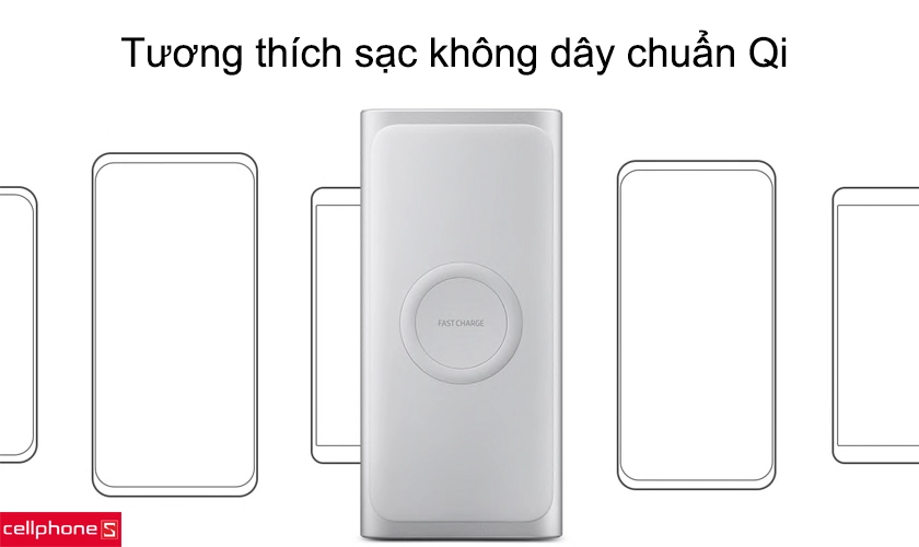 Tương thích sạc không dây chuẩn Qi