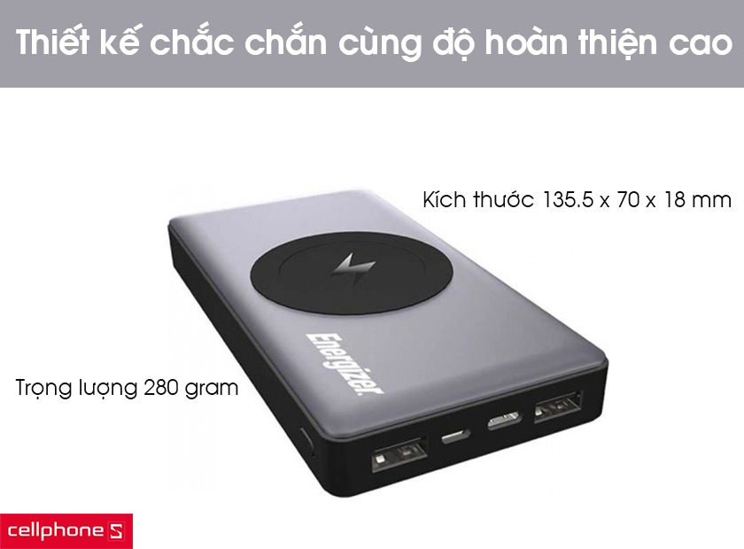 Thiết kế chắc chắn cùng độ hoàn thiện cao