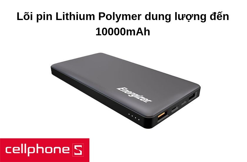 Dung lượng pin 10000mAh 