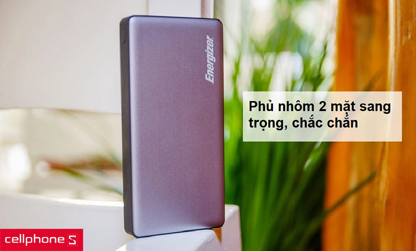 Pin dự phòng Energizer UE15002CQ thiết kế bằng kim loại chắc chắn, đa dạng màu sắc
