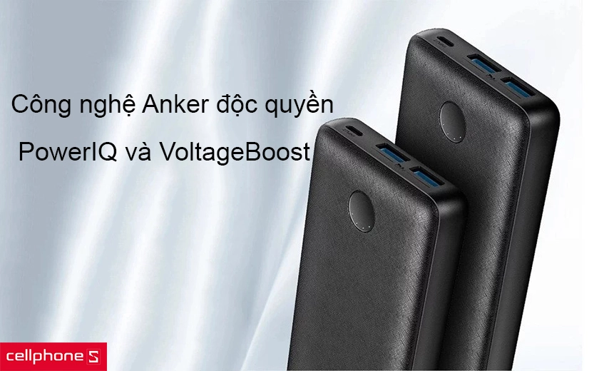 công nghệ độc quyền Anker là Power IQ và VoltageBoots