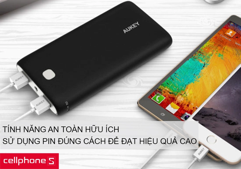 Tính năng an toàn của pin và cách sử dụng pin dự phòng hiệu quả