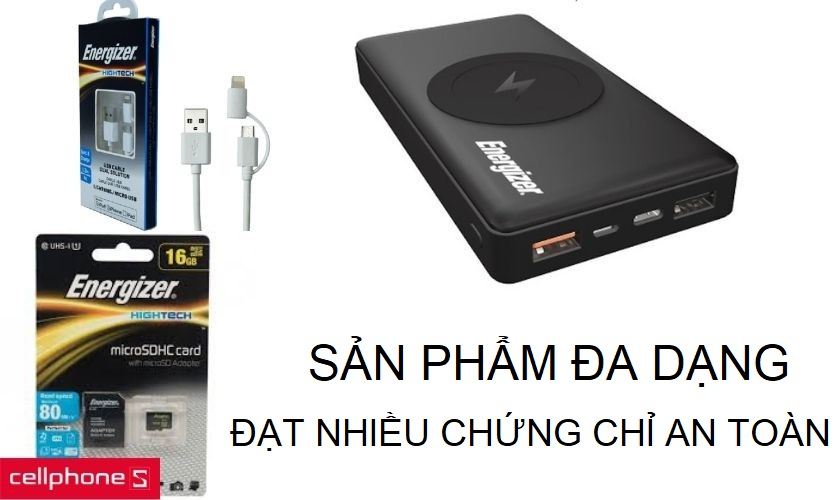 Energizer – luôn tạo ra những sản phẩm phụ kiện chất lượng  