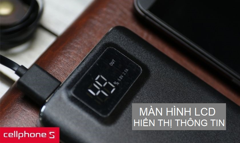 màn hình LCD hiển thị đầy đủ thông tin