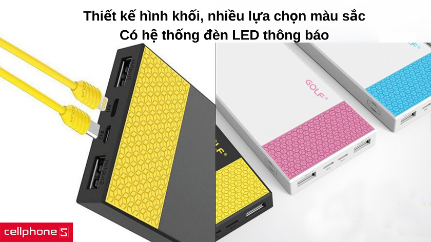 Kích thước hình khối thời trang, tiện lợi khi mang theo