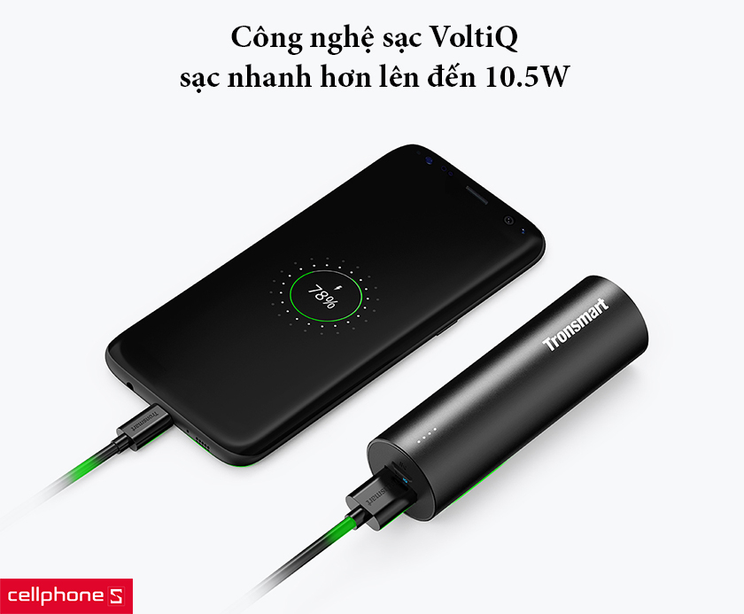 Sạc nhanh hơn lên đến 10.5W