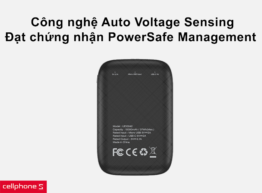 Tích hợp công nghệ Auto Voltage Sensing và chứng nhận về an toàn & chống cháy nổ chuẩn Âu - Mỹ