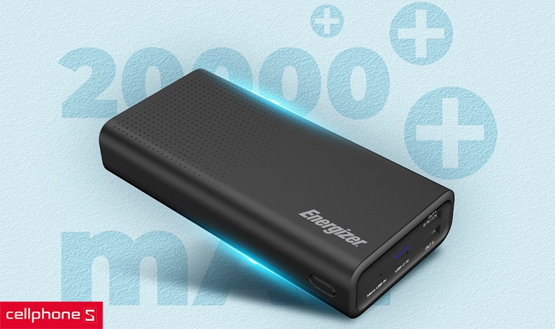 Đánh giá sạc dự phòng Energizer 20,000mAh UE20012PQ