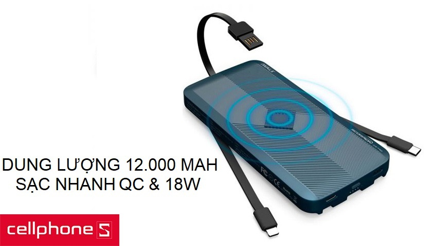sạc nhanh QC 3.0 và PD 18W
