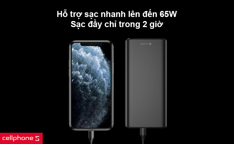 Pin sạc dự phòng Mazer Infinite Boost Ultra Power 20.000mAh 65W - Dung lượng lớn, sạc nhanh tiện lợi
