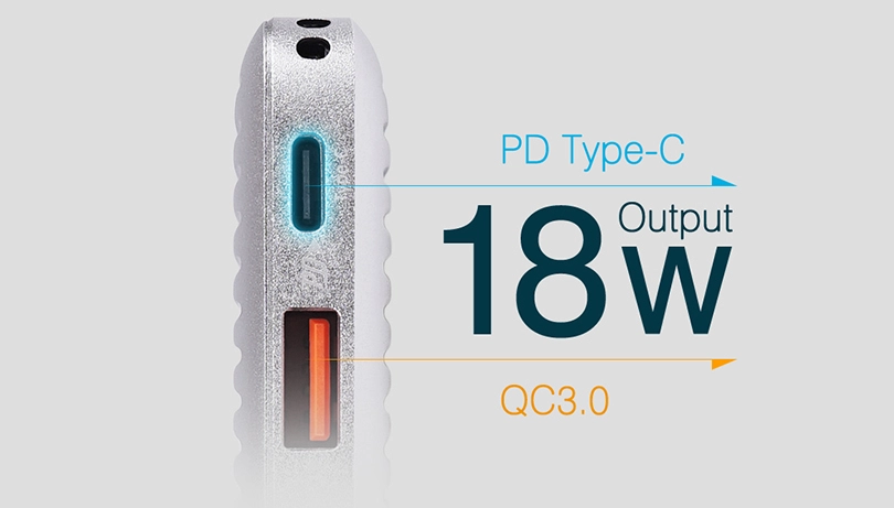 Hỗ trợ sạc nhanh chóng với thiết kế hoa văn độc đáo