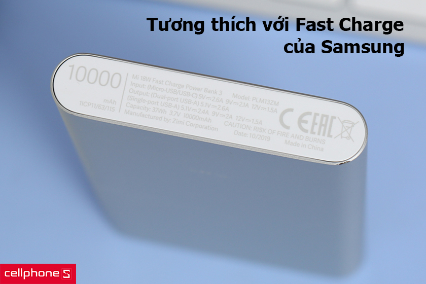 tương thích với Fast Charge