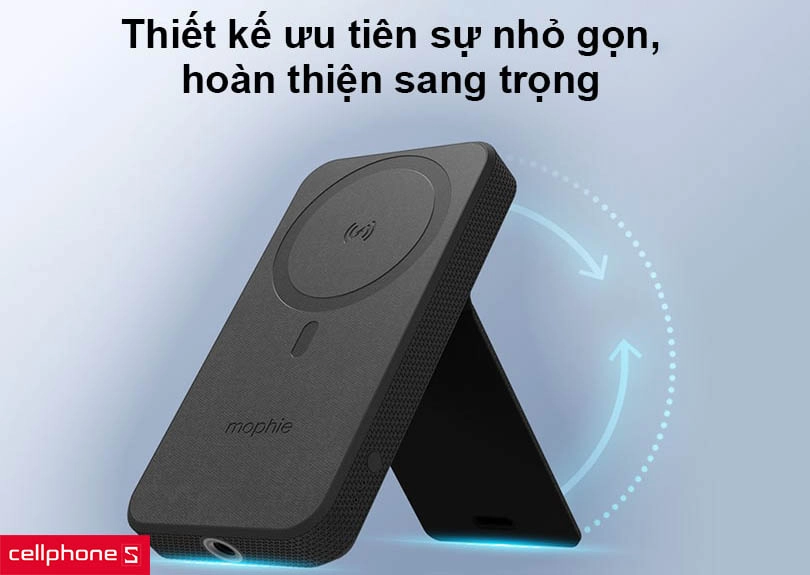 Thiết kế ưu tiên sự nhỏ gọn, hoàn thiện sang trọng