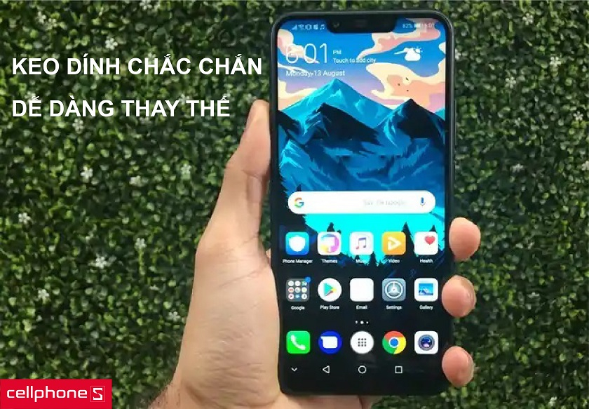 Keo dán bám chắc cùng khả năng thay thế miếng dán mới đơn giản