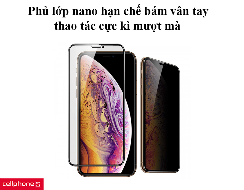Phủ lớp nano hạn chế bám vân tay