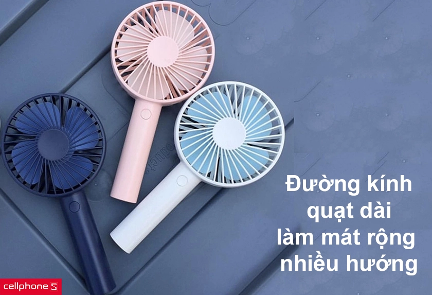 đường kính quạt dài làm mát rộng nhiều hướng