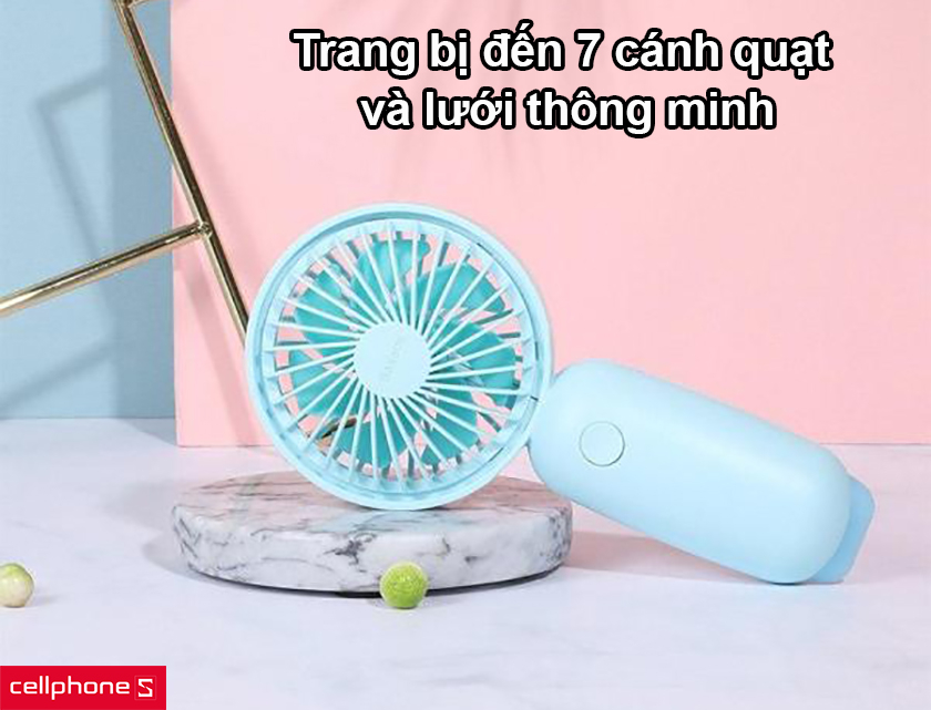 Trang bị đến 7 cánh quạt và lưới thông minh