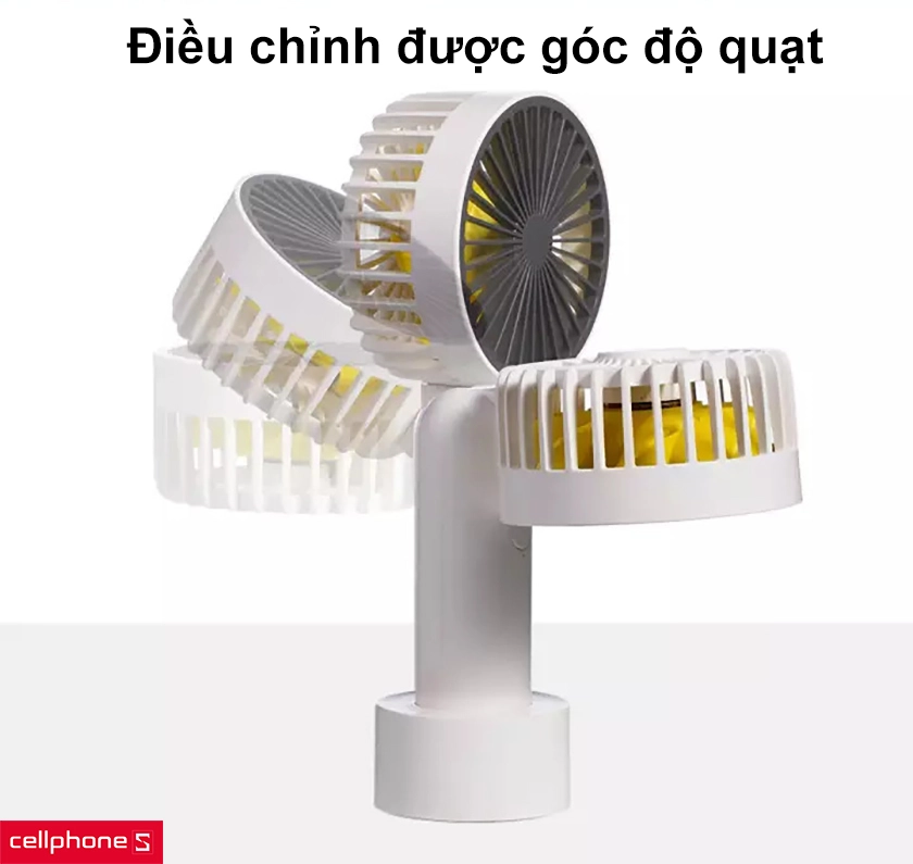 điều chỉnh góc độ quạt