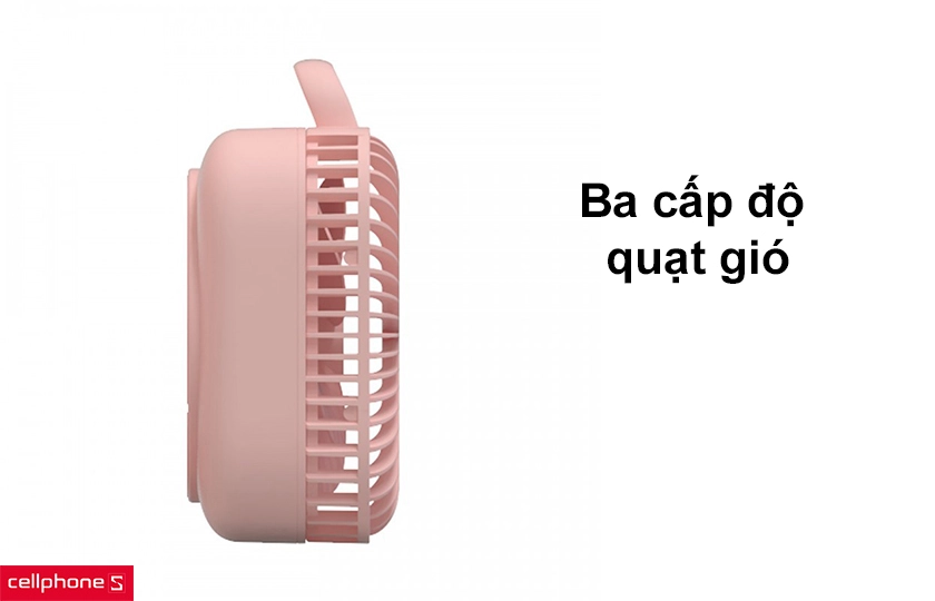 Ba cấp độ quạt gió, gấp gọn tiện lợi