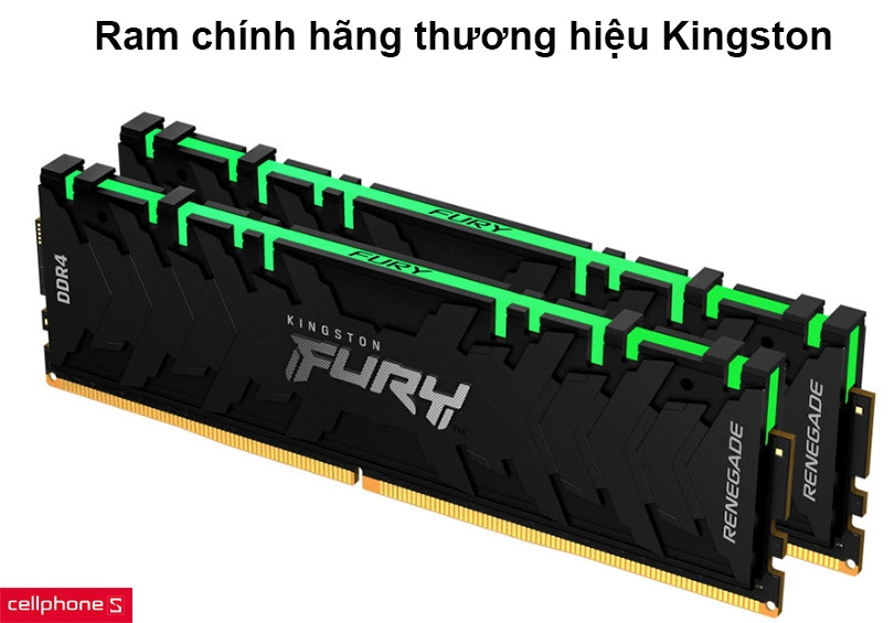 Ram chính hãng thương hiệu Kingston