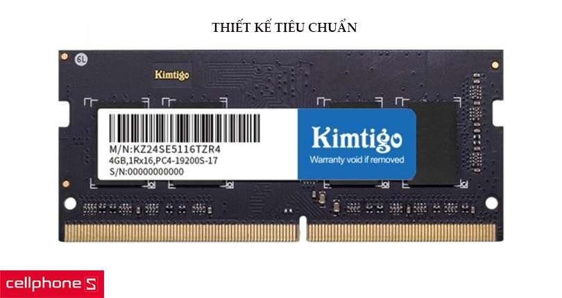 RAM Laptop Kimtigo 8GB DDR4 2666MHz KMKS8G8682666