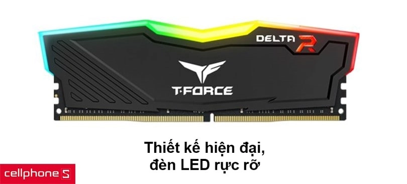 Thiết kế hiện đại, đèn LED rực rỡ