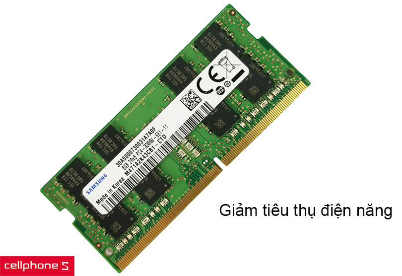 Giảm lượng tiêu thụ điện năng, kéo dài tuổi thọ pin