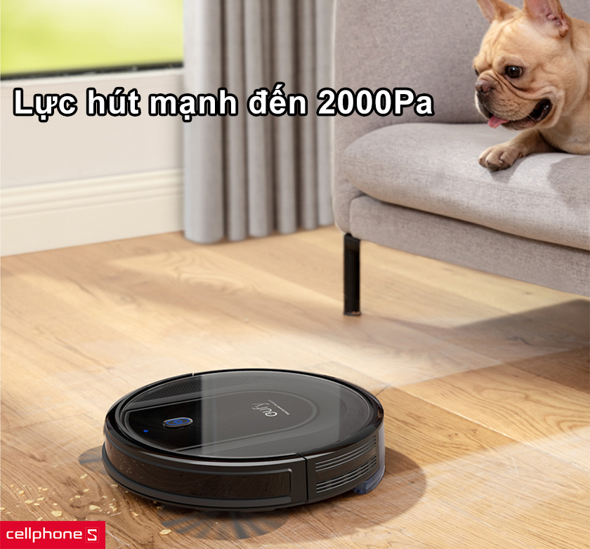 Lực hút mạnh đến 2000Pa, công nghệ điều hướng tự động