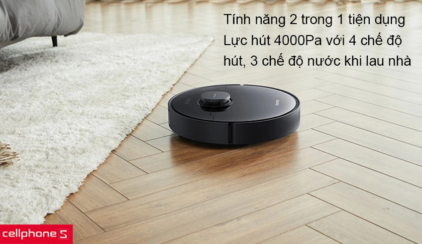 Tính năng 2 trong 1 giữ cho không gian sống luôn sạch sẽ 