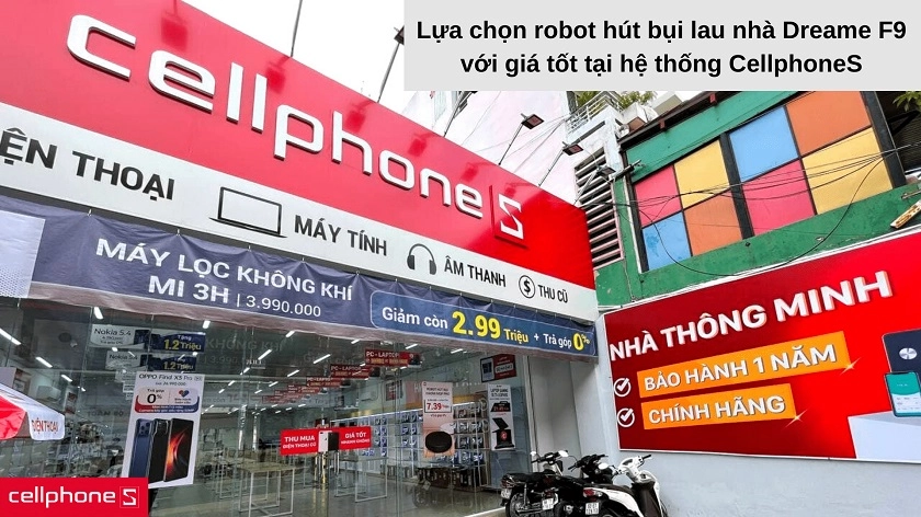 Robot hút bụi lau nhà Dreame F9