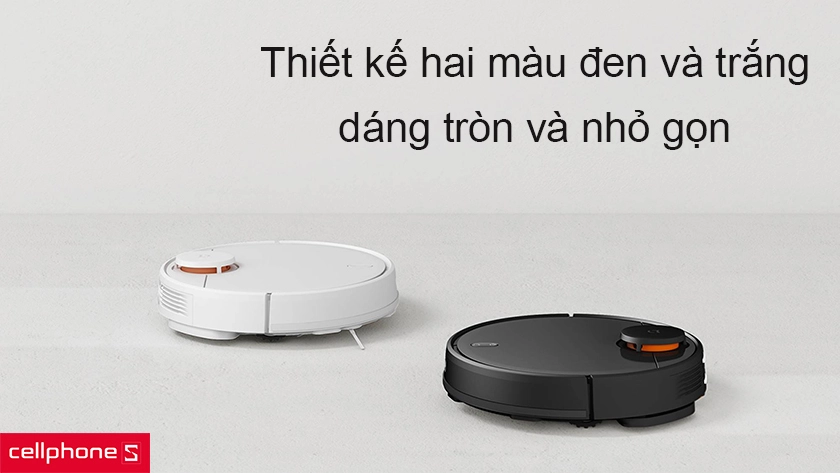 Thiết kế hai màu đen và trắng tối giản