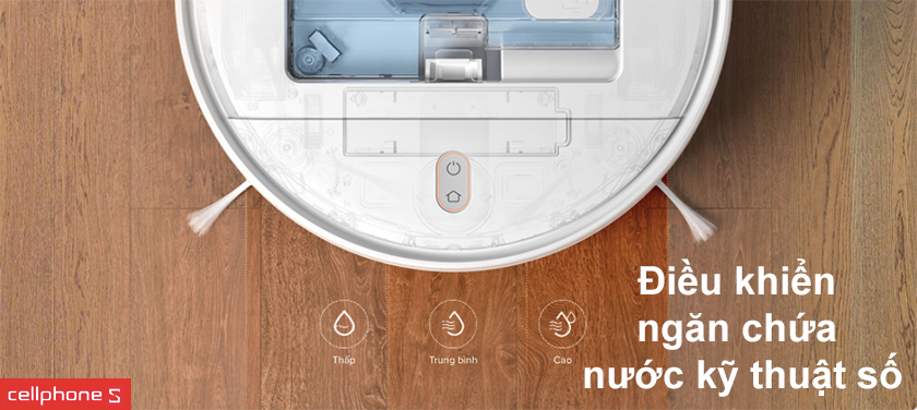 Hỗ trợ điều khiển ngăn chứa nước kỹ thuật số