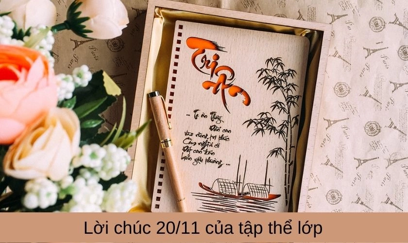 Lời chúc 20/11 của tập thể lớp