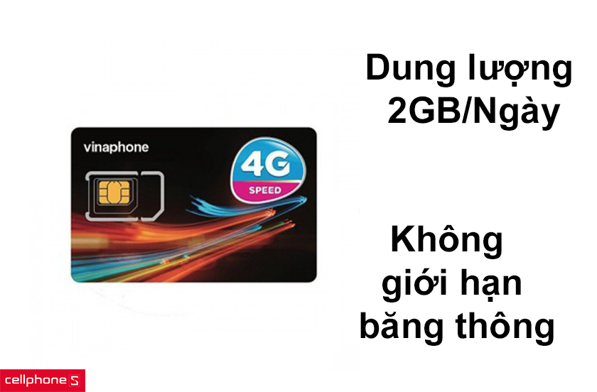 Dung lượng truy cập lên đến 2GB mỗi ngày, không giới hạn băng thông